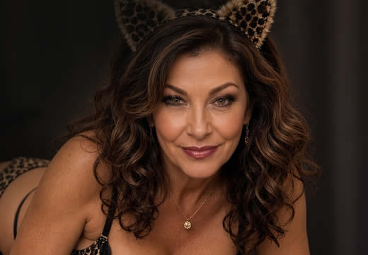 Photo of a seductive cougar woman